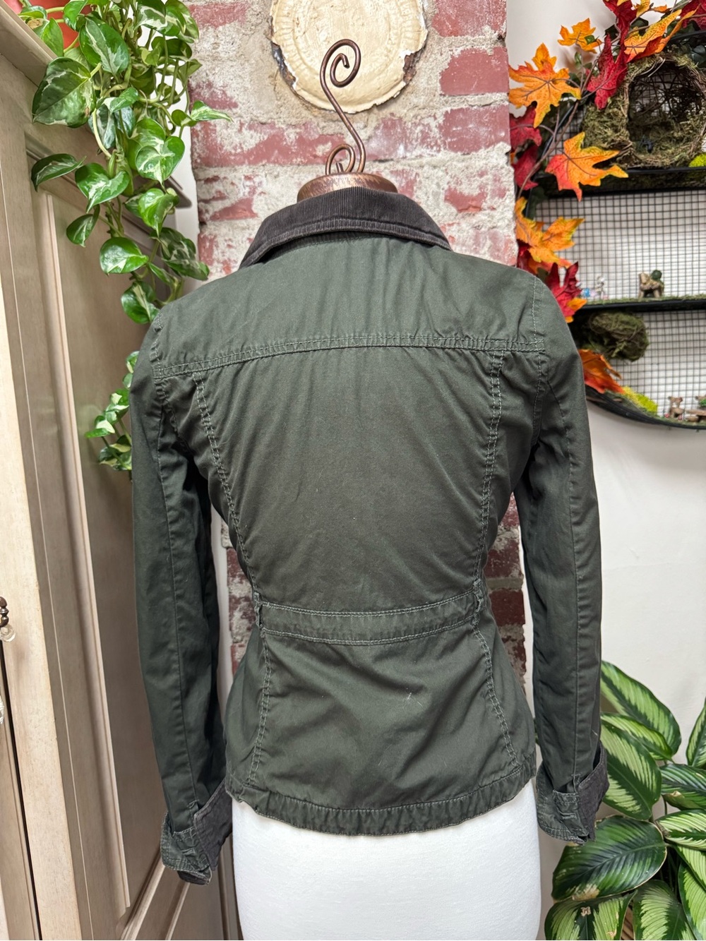 Rare Vintage Y2K Abercrombie Jacket with Fleece Lining and Corduroy Details M - Picture 2 of 6